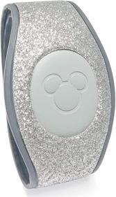 img 1 attached to 💫 Disney Parks Exclusive Sparkly Silver MagicBand 2.0 Link It Later: A Dreamy Accessory for Your Disney Adventures