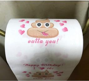 img 2 attached to Hilarious Mimgo-Shop Happy Birthday Toilet Paper: The Perfect Funny Gift for Him or Her