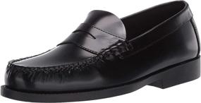 img 4 attached to 👞 SCHOOL ISSUE Black Penny Loafer