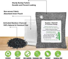 img 3 attached to 5 Pack Bamboo Charcoal Air Purifying Bag - Remove Odors & Freshen Your Space