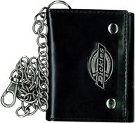 dickies trifold chain wallet size logo