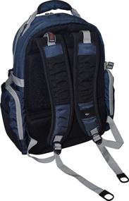 img 1 attached to SwissGear Breaker Laptop Backpack Pocket Blue: Stylish and Durable Travel Companion