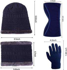 img 3 attached to Pieces Warmer Hats，Neck Warmer，Warmer Headband Outdoor Recreation