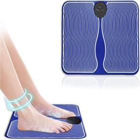 img 4 attached to EMS Electric Foot Stimulator Massager by Ben Belle - Full Automatic Massage Circulation Machine for Men and Women, 10 Intensity Levels - with Foot Trainer Accessories