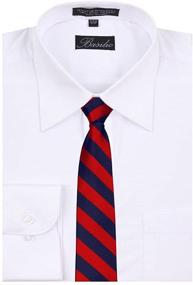 img 1 attached to 👔 Regular College Printed Necktie for Boys - B JCS ADF 1 8 - Fashionable Accessories for Boys' Neckties