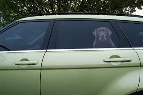 img 2 attached to Doggie Window Truck Window Decal Exterior Accessories