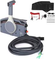 🕹️ mophorn outboard remote control box side mount for 703 yamaha outboards - push throttle 10 pin cable & 16ft harness logo