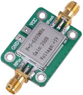 📶 high-gain 20db broadband rf vhf uhf signal power amplifier module, operating at 5-6000mhz frequencies logo