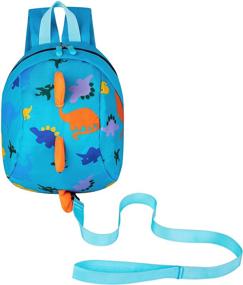 img 4 attached to 🦖 ZuiKyuan Cute Dinosaur Toddler Backpack with Anti-Lost Feature