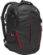 📷 manfrotto pro light redbee-310 camera bag backpack for mirrorless, reflex and dslr cameras, holds 2 camera bodies, lenses, 15&#34; pc pocket, tripod attachment logo