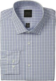 img 1 attached to Classic Oxford NY Plaid Spread Collar: Timeless Style for the Modern Gentleman