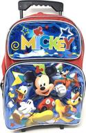 🎒 optimized rolling school backpack featuring mickey mouse логотип