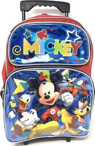 img 3 attached to 🎒 Optimized Rolling School Backpack featuring Mickey Mouse