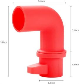 img 3 attached to Revolutionary 360 Rotation Steam Release Accessory for Duo Plus/Smart/Ultra Models - Cupboard/Cabinet Savior (Red)