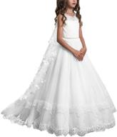 👗 plwedding dresses communion princess wedding girls' clothing: elegant dresses for memorable occasions logo