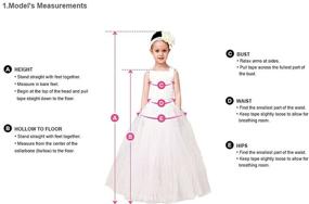 img 1 attached to 👗 PLwedding Dresses Communion Princess Wedding Girls' Clothing: Elegant Dresses for Memorable Occasions