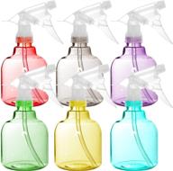 youngever 6 pack empty plastic spray bottles - 6 assorted colors (12oz) for versatile dispensing logo