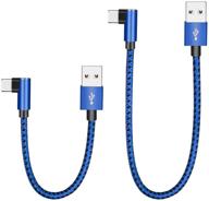 90 degree short usb type c cable right angle [1ft+3ft] logo