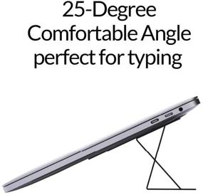 img 3 attached to 🖥️ MOFT Invisible Compact Laptop Stand: Adhesive & Reusable | Mini Version | 25° Adjustable Angle | For Laptops Up to 15.6” (Silver)