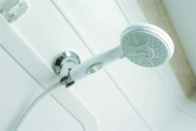 img 3 attached to 🚿 Enhanced Shower Experience with Camco 43714 Shower Head Kit: On/Off Switch & Flexible 60" Hose (White)