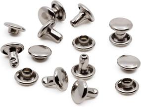 img 1 attached to Dritz Double Rivets Nickel Fasteners
