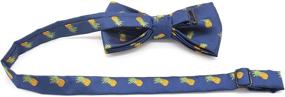 img 2 attached to 👔 Handmade Adjustable Pre-Tied Pattern Boys' Accessories and Bow Ties by Carahere