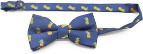 img 3 attached to 👔 Handmade Adjustable Pre-Tied Pattern Boys' Accessories and Bow Ties by Carahere