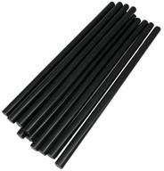 🔥 trendbox 20-pack black 7mmx200mm - hot melt glue sticks strips for diy crafts, home office projects, craftwork, and repairs logo