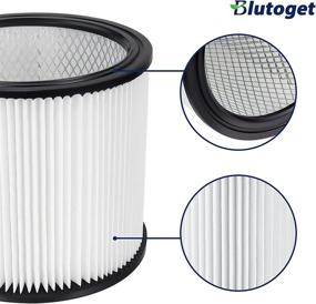 img 2 attached to 🚗 Blutoget 90304 Cartridge Filter Replacement - Compatible with Shop-Vac 90304 90350 90333 (1-Pack) - High-Quality Filtration Solution for Your Shop-Vac