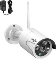 📷 hiseeu 3mp outdoor wireless security camera - waterproof, day & night vision, 3.6mm lens, ir cut with power adapter - compatible with hiseeu 8ch wireless security camera system logo