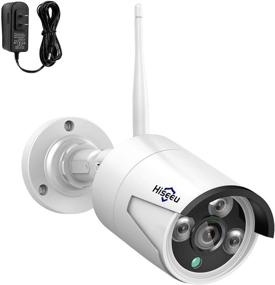 img 4 attached to 📷 Hiseeu 3MP Outdoor Wireless Security Camera - Waterproof, Day & Night Vision, 3.6mm Lens, IR Cut with Power Adapter - Compatible with Hiseeu 8CH Wireless Security Camera System