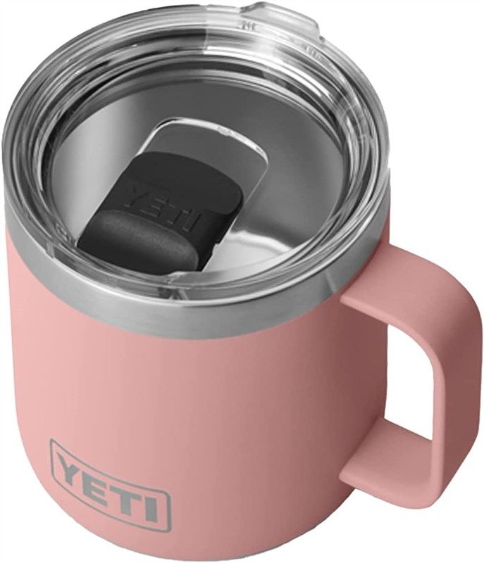 Yeti Rambler Coffee Mug 14oz Solids Collection Pink