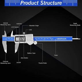 img 3 attached to 🔍 Высокоточный микрометр из нержавеющей стали с водонепроницаемостью и высоким разрешением измерений
