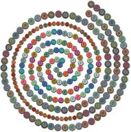 🧵 250 bulk mix sizes vintage mandala wood buttons for crafts - colorful decorative sewing button embellishments - diy art projects, knitting, scrapbooking - garment accessories making, card, crochet logo