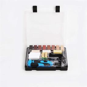 img 3 attached to Laminate Wood Floor Repair Kit- 19pc Set with Case: Fix Scratches, Chips & Wax for Hardwood Flooring