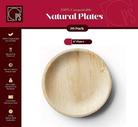 img 3 attached to 🍽️ Food Service Equipment & Supplies - Round Disposable Palm Leaf Plates