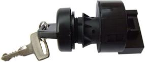 img 3 attached to 🔑 Shamofeng 6 Pins 3 Position Ignition Key Switch for Polaris: Fits 300-1000 Models | OEM Part # 4011002 4012165