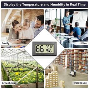 img 1 attached to Hygrometer Thermometer Temperature Fahrenheit Greenhouse