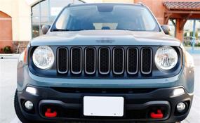 img 2 attached to 🔆 iJDMTOY 6500K White LED Daytime Running Light Bulbs (Set of 2) for Jeep Pre-LCI Renegade (2015-2018)