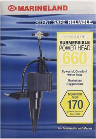 img 4 attached to Optimized Penguin Submersible Power Head Pump for Aquariums by Marineland