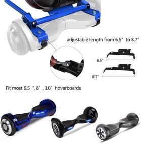 img 3 attached to 🛴 KKA Hoverboard Kart: Transform Your Hoverboard into a Go Kart with Hover Cart - Suitable for 6.5"/8"/10" Hoverboards