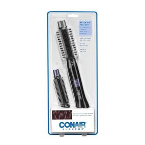 img 1 attached to 🔥 Conair 2-in-1 Hot Air Styling Curl Brush: Achieve Perfect Curls with Ease
