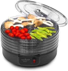 img 4 attached to 🍏 NutriChef Electric Countertop Food Dehydrator Machine: Professional Multi-Tier Food Preserver with 5 Stackable Trays, Beef Jerky Maker, Fruit and Vegetable Dryer - Max Temp 180°F