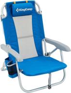 🪑 kingcamp low sling beach chair with mesh back - ideal for camping, concerts, and lawns (low and high versions) logo