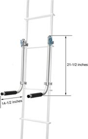 img 1 attached to 🏞️ Thetford 40830 RV Ladder Mount System: Universal Rack for SmartTote2, Waste Tanks, Bikes & Chairs