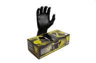 large black mamba super strong nitrile gloves - box of 100 logo