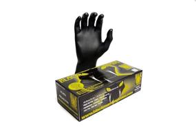 img 2 attached to Large Black Mamba Super Strong Nitrile Gloves - BOX of 100