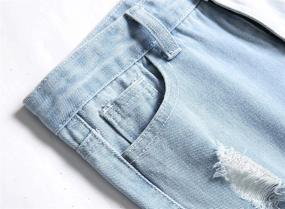 img 2 attached to 👖 Stylish Skinny Elastic Distressed Stretch Boys' Clothing and Jeans - Fashionable & Comfortable!