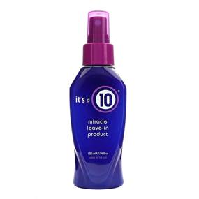 img 3 attached to 🌟 It's a 10 Haircare Miracle Leave-In & Deep Conditioner Bundle 1 ea - 4 oz. & 5 oz. with Keratin