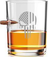 🔥 unleash your inner rebel with punisher flag projectile fashioned whiskey logo